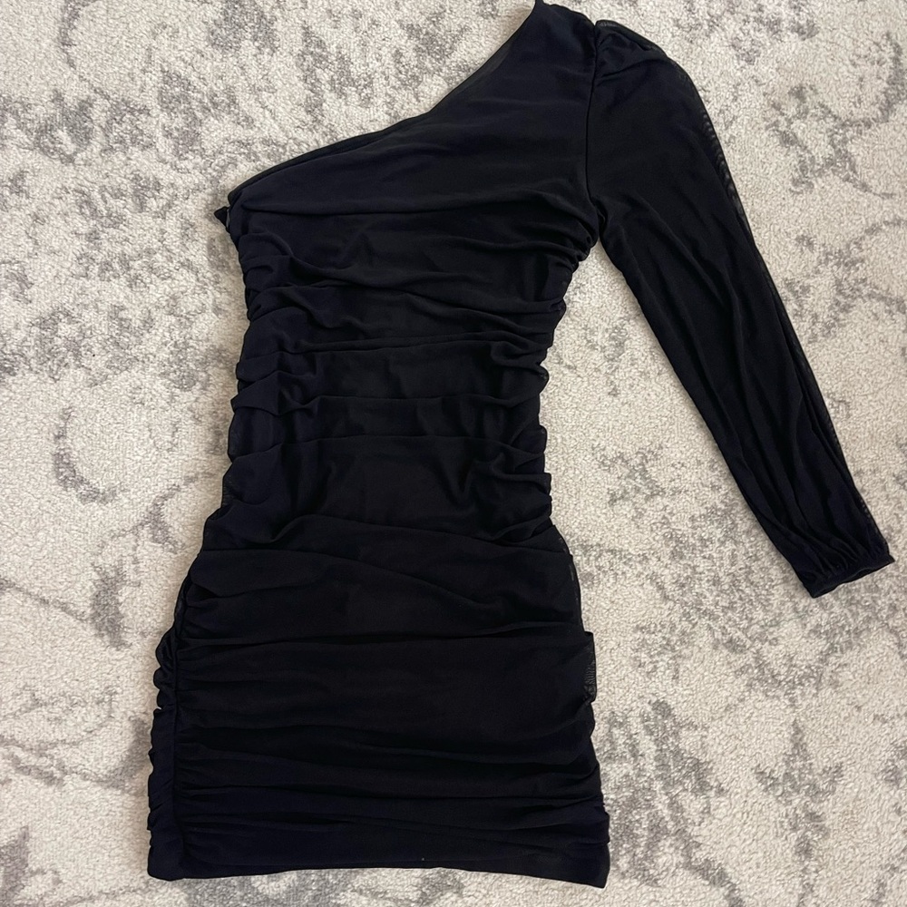 FOUR DRESSES - Bodycon One Sleeve - Size L